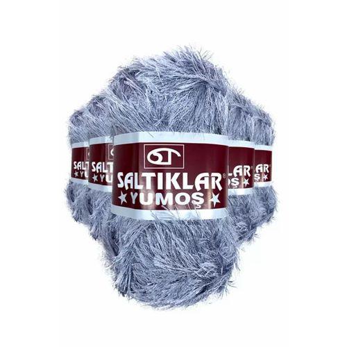 5 Adet Yumoş Sakallı El Örgü Ipi Yünü 06