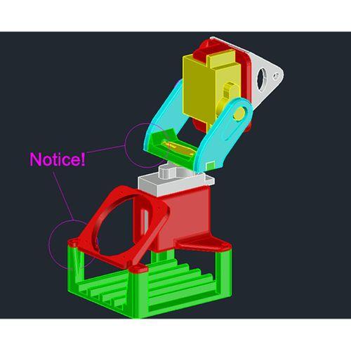 DJI _ Vista Hava Ünitesi FPV Mount_gimbal Soğutma Fanı ile - 5149904