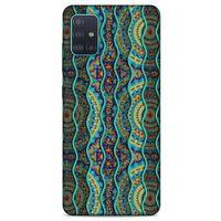 Samsung Galaxy A51 Kılıf Baskılı Özel Seri Taşlı (32) Soft Silikon Kılıf