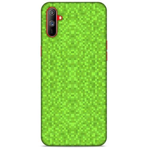 Lopard Oppo Realme C3 Uyumlu Kılıf PiXel (2) Kabı Yeşil Kahve