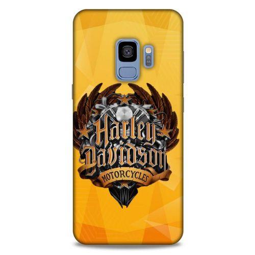 Samsung Galaxy S9 Uyumlu Kılıf Motorsiklet (37) Silicone Cover Harley Davidson