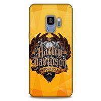 Samsung Galaxy S9 Uyumlu Kılıf Motorsiklet (37) Silicone Cover Harley Davidson