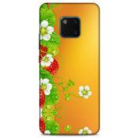 Lopard Huawei Mate 20 Pro Uyumlu Kılıf Bahar (21) Koruyucu Kapak Çilek Ağacı