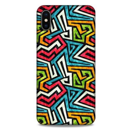 Geometrix 05 Apple iPhone XS Max Kılıf Silikon Kapak