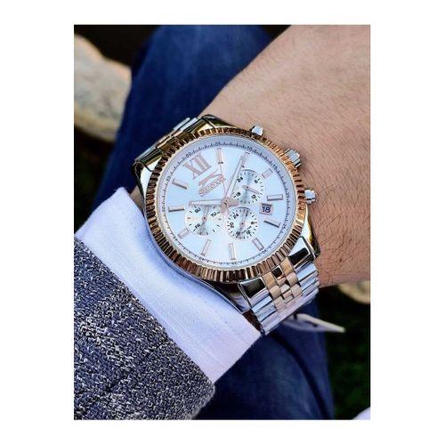 Çelik Kordon (kararma Renk Atma Yapmaz) Multi Fonksiyon 5 Atm Su Geçirmez Kol Saati + Bileklik