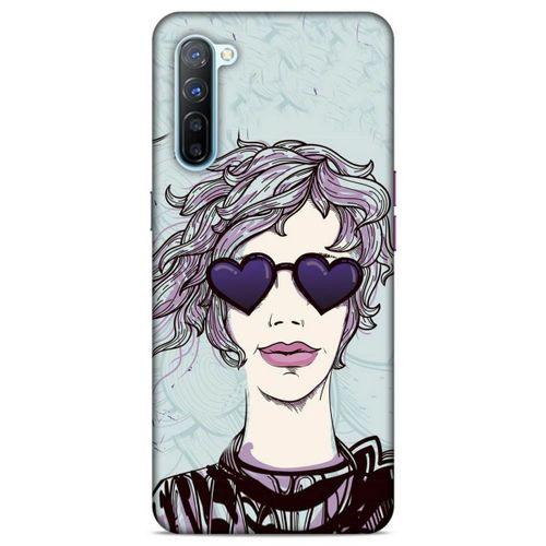 Lopard Oppo Reno 3 Uyumlu Kılıf Sürreal Yüzler ♀ (25) Antişok Kapak Baskılı