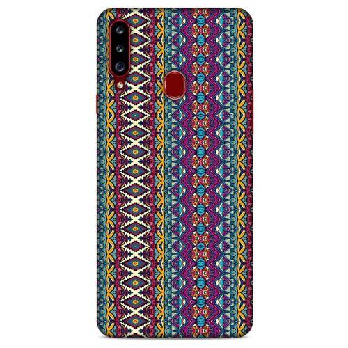 Ethnic Culture (95) Samsung Galaxy A20s Kılıf Silikon Kapak Desenli