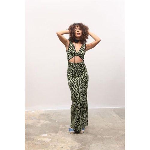 Bellatrix Cut Out Jakarlı Elbise 2677-8