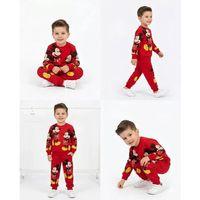 2-5 Yaş Fare Baskılı Penye Çocuk Takımı