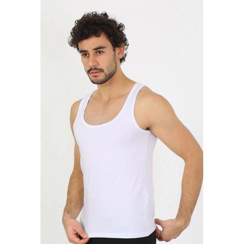 Erkek Penye Beyaz Atlet