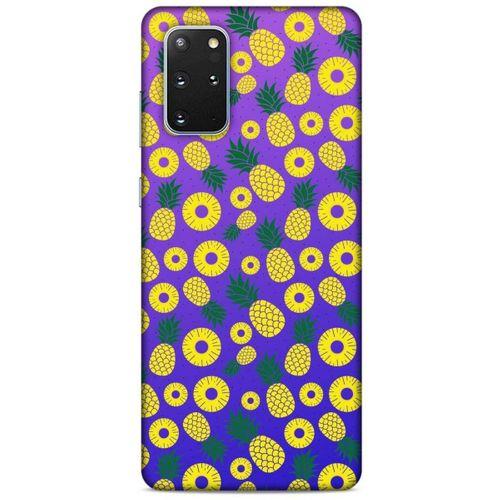 Frutix Ananas 04 Samsung Galaxy S20 Plus Kılıf Desenli Silikon