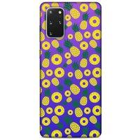 Frutix Ananas 04 Samsung Galaxy S20 Plus Kılıf Desenli Silikon