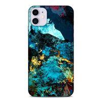 Lopard Apple Iphone 11 Uyumlu Kılıf Soyut Sanat (40) Desenli Fit Silikon Kılıf