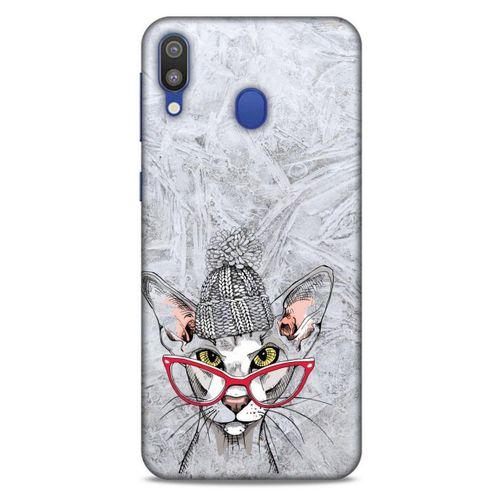 Animax Bereli Kedi Samsung Galaxy M20 Kılıf Desenli Silikon