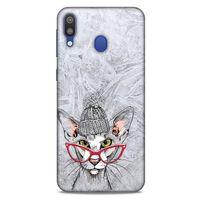 Animax Bereli Kedi Samsung Galaxy M20 Kılıf Desenli Silikon