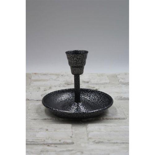 Metal Vintage Mumluk & El Şamdanı Gümüş Turna2623-8