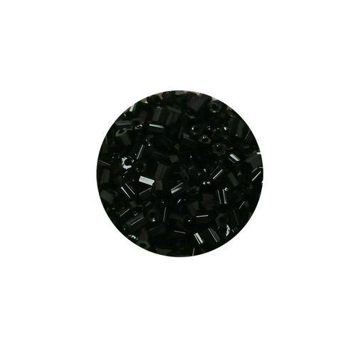Kesme Cam Boncuk 2mm - 60 Gram - Siyah - BNC360