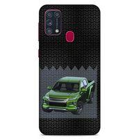 Lopard Samsung Galaxy M31 Uyumlu Kılıf PickUpX (18) Telefon Kılıfları Fosforlu Yeşil