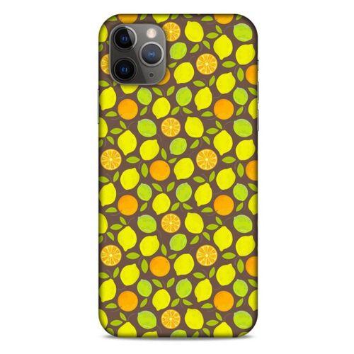 Frutix Turunç 01 Apple Iphone 11 Pro Max Kılıf Desenli Silikon