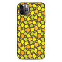 Frutix Turunç 01 Apple Iphone 11 Pro Max Kılıf Desenli Silikon