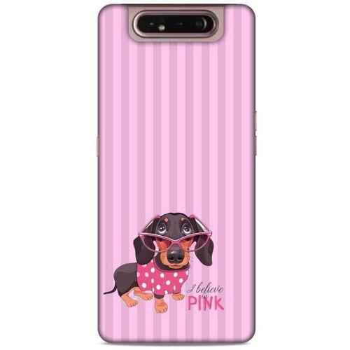 Animax Pembeci Köpek Samsung Galaxy A80 Kılıf Desenli Silikon