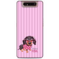 Animax Pembeci Köpek Samsung Galaxy A80 Kılıf Desenli Silikon