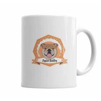 Bulldogue Coleçao Raças Pug Köpek Kupa Bardak Porselen