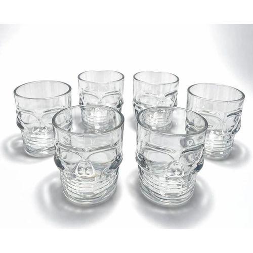 6'lı Cam Kurukafa Bardak Seti Alk5118