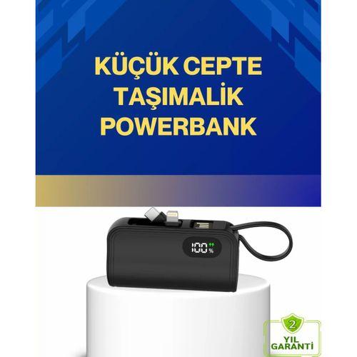 Led Göstergeli 2000mah Cep Tipi Hızlı Şarj Powerbank