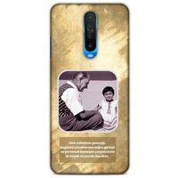 Xiaomi Poco X2 Kılıf Atatürk (2) Kabı Gold