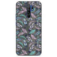 Xiaomi Redmi 9 Kılıf Desenli Özel Seri Tüyler (6) Silikon Kılıf