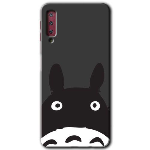 Galaxy A7 2018 Kılıf HD Desen Baskılı Arka Kapak - Şaşkın Eşek + Kırılmaz Cam