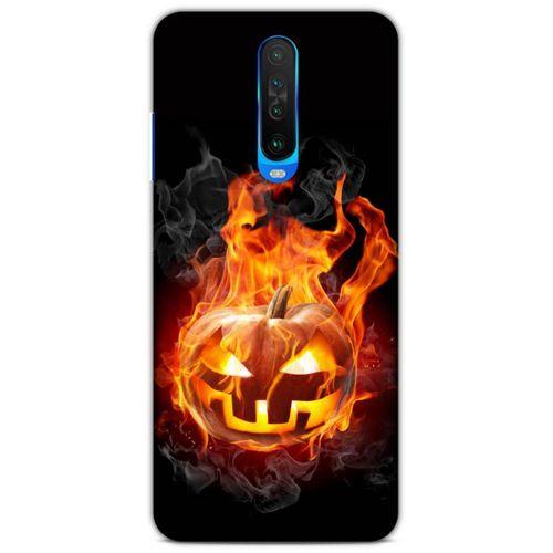 Lopard Xiaomi Redmi K30 5G Uyumlu Kılıf FireX (21) Koruyucu Kapak Halloween