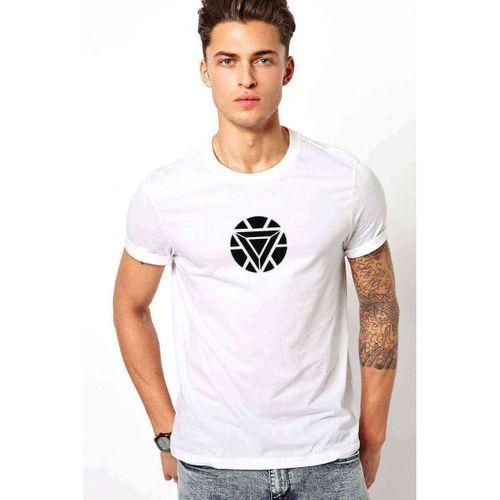 Arc Reactor 2 Baskılı Beyaz Erkek Tshirt