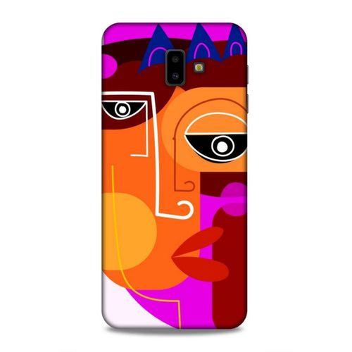 Samsung Galaxy J6 Plus Uyumlu Kılıf Face'X 35 Fit Design Kılıf Turuncu