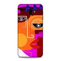 Samsung Galaxy J6 Plus Uyumlu Kılıf Face'X 35 Fit Design Kılıf Turuncu