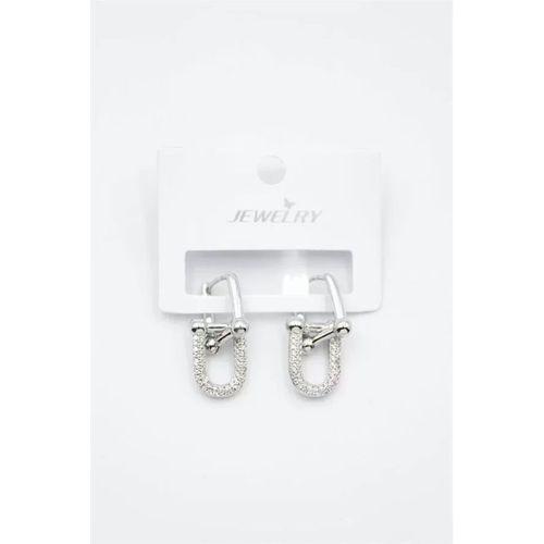 Tf Zincir Küpe - Gümüş