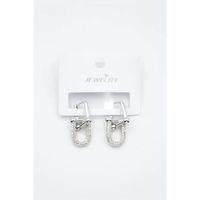 Tf Zincir Küpe - Gümüş