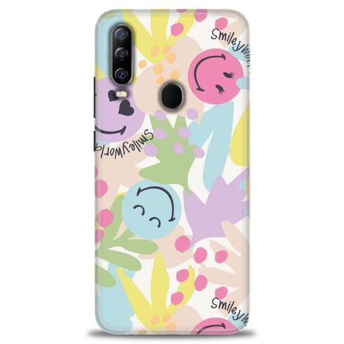 General Mobile GM 20 Pro Kılıf HD Baskılı Kılıf - Smiley World + Tam Ekran Koruyucu