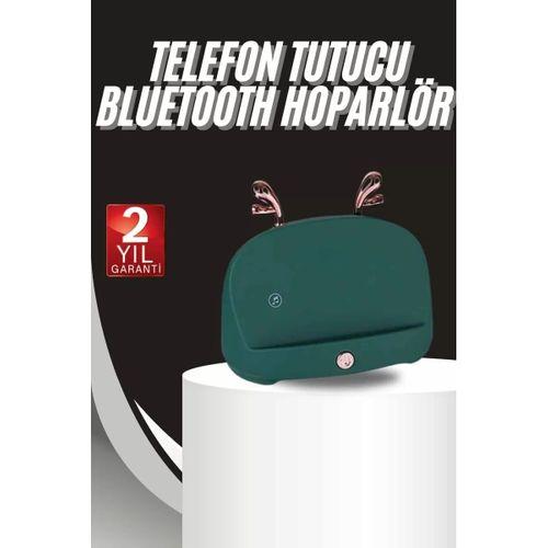 Bluetooth Hoparlör Uzun Pil Ömrü Yüksek Ses Kaliteli Kablosuz Telefon Tutma