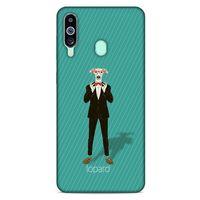 Samsung Galaxy M40 Kılıf FunnyMaX (12) Koruyucu Silikon Turkuaz Köpek