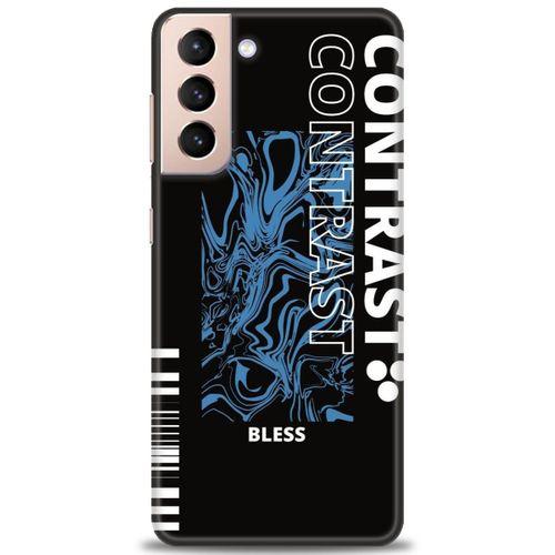 Samsung Galaxy S21 FE Kılıf HD Baskılı Kılıf - Bless + Tam Ekran Koruyucu
