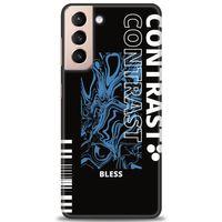 Samsung Galaxy S21 FE Kılıf HD Baskılı Kılıf - Bless + Tam Ekran Koruyucu