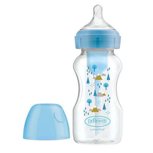 Dr Brown's Dr Brown's PP Geniş Ağız Options Biberon 270ml Mavi