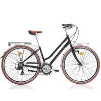 Bianchi Rubino Delux Lady 28 Jant Şehir Bisikleti Siyah-Kırmızı 43 cm