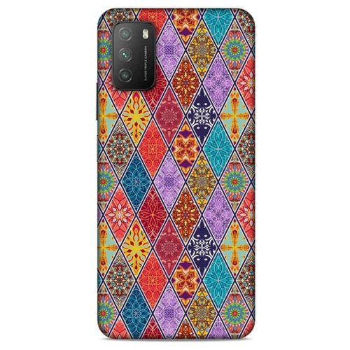 Lopard Xiaomi Poco M3 Uyumlu Kılıf Ethnic Culture (4) Koruma Kılıfı