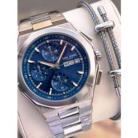 Tom Jones Bileklik Hediyeli Çelik Kordon 3 Atm Suya Dayanıklı 2 Yıl Garantili Erkek Kol Saati 10046.3