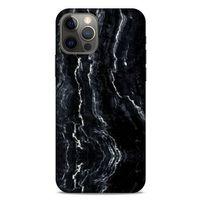 Mermer Siyah Apple iPhone 12 Pro Kılıf