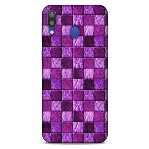 Samsung Galaxy M20 Kılıf Patchwork (5) Koruma Kabı Fuşya