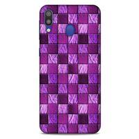 Samsung Galaxy M20 Kılıf Patchwork (5) Koruma Kabı Fuşya